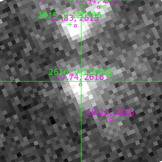 V-120805 in filter V on MJD  60529.360