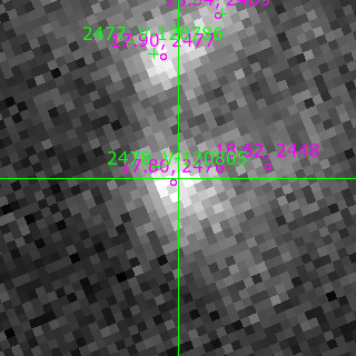 V-120805 in filter V on MJD  60612.140