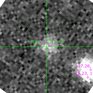 V-123649 in filter B on MJD  58342.360