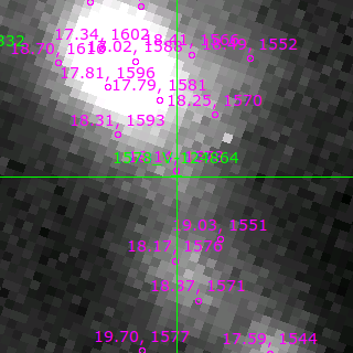 V-124864 in filter B on MJD  57634.340