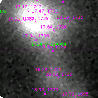 V-124864 in filter B on MJD  58073.190
