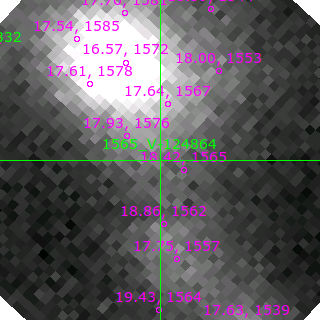 V-124864 in filter B on MJD  58420.080