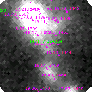 V-124864 in filter B on MJD  58695.360