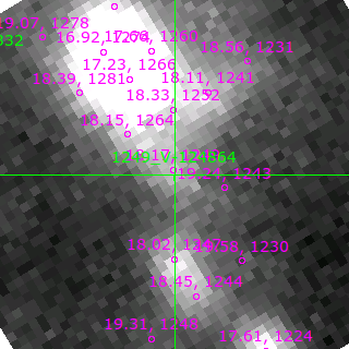 V-124864 in filter B on MJD  59081.300