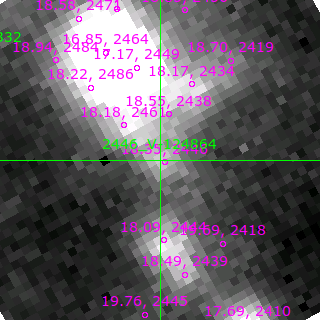 V-124864 in filter B on MJD  59227.080