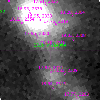 V-124864 in filter B on MJD  60290.150
