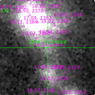 V-124864 in filter B on MJD  60556.240