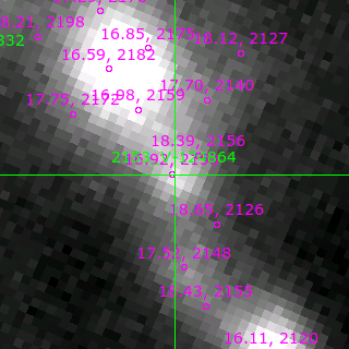 V-124864 in filter R on MJD  57964.350