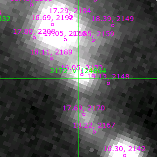 V-124864 in filter R on MJD  57964.350