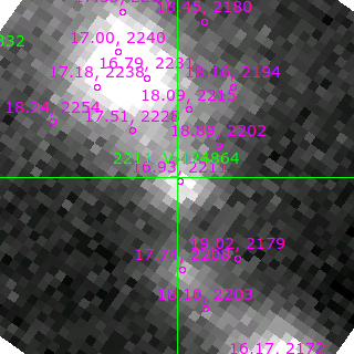 V-124864 in filter R on MJD  58342.380