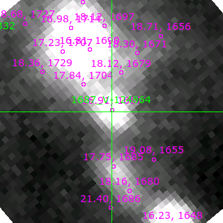 V-124864 in filter R on MJD  58695.360
