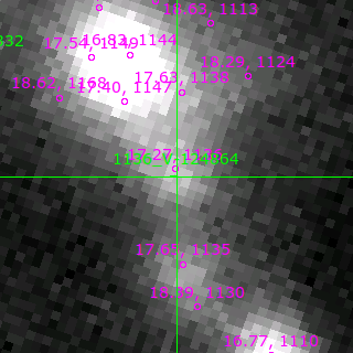 V-124864 in filter V on MJD  57401.100
