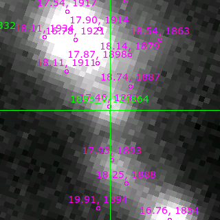 V-124864 in filter V on MJD  57634.340