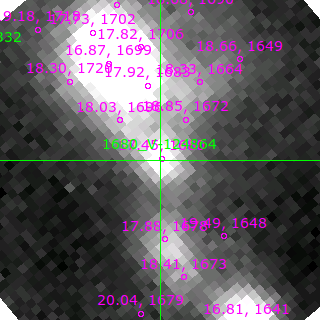 V-124864 in filter V on MJD  58695.360