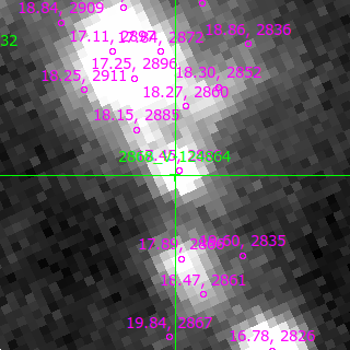 V-124864 in filter V on MJD  60172.370