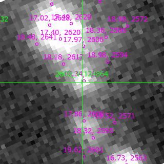 V-124864 in filter V on MJD  60205.150