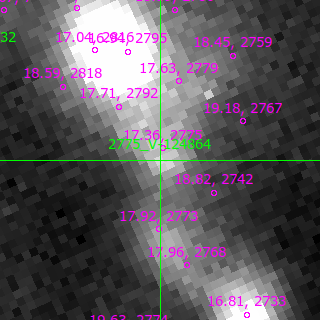 V-124864 in filter V on MJD  60290.150