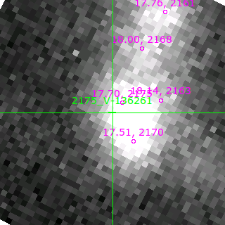 V-136261 in filter B on MJD  58073.190