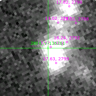 V-136261 in filter B on MJD  59823.240