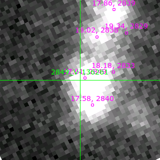 V-136261 in filter B on MJD  59904.120