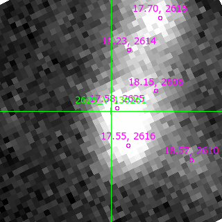 V-136261 in filter B on MJD  60262.130