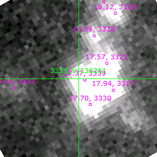 V-136261 in filter R on MJD  59227.080