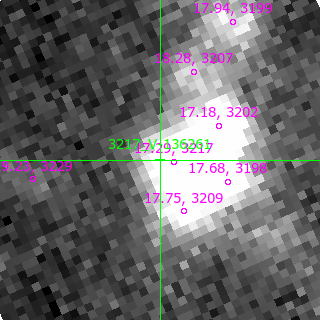 V-136261 in filter R on MJD  60205.150