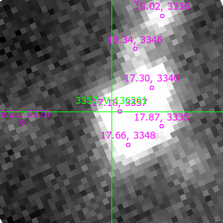 V-136261 in filter R on MJD  60292.180