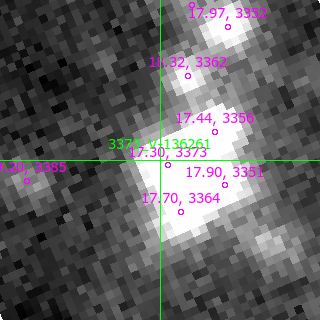 V-136261 in filter R on MJD  60342.080