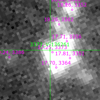 V-136261 in filter R on MJD  60556.240