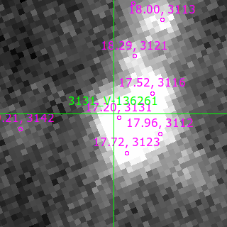 V-136261 in filter R on MJD  60612.140