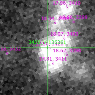 V-136261 in filter V on MJD  60651.140