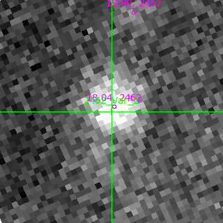Var_2 in filter B on MJD  60290.140