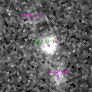 Var_A in filter I on MJD  60292.220