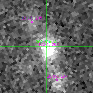 Var_A in filter R on MJD  60227.150