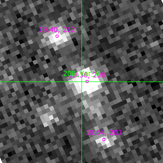 Var_A in filter V on MJD  60172.400