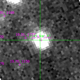 Var_A1 in filter R on MJD  60172.170