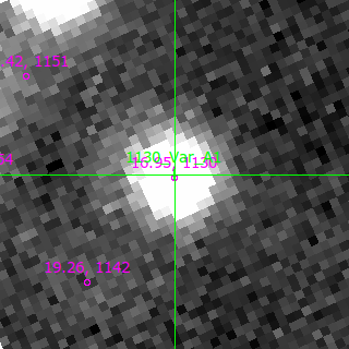 Var_A1 in filter V on MJD  60290.100