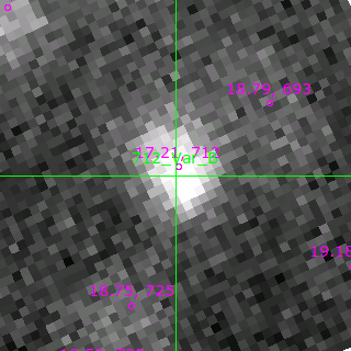 Var_B in filter B on MJD  59854.230