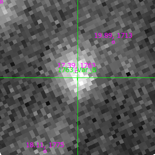 Var_B in filter B on MJD  59854.230