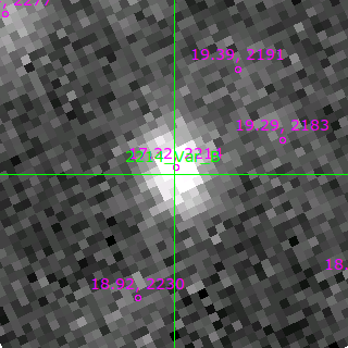 Var_B in filter B on MJD  59879.130