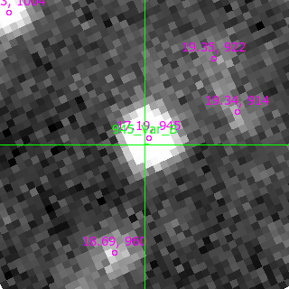 Var_B in filter B on MJD  60172.380