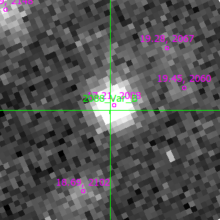 Var_B in filter B on MJD  60205.160