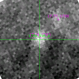 Var_B in filter I on MJD  59583.150