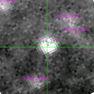 Var_B in filter R on MJD  59546.160