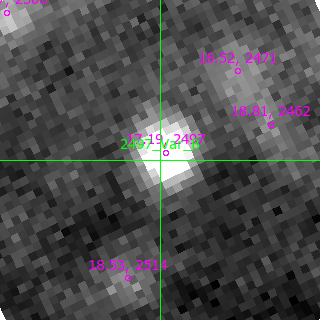 Var_B in filter R on MJD  60261.120