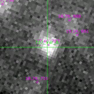 Var_B in filter V on MJD  57964.350