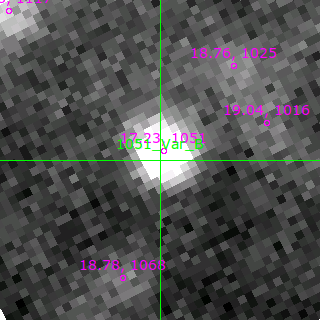 Var_B in filter V on MJD  59525.160