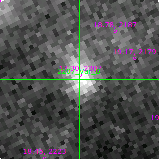 Var_B in filter V on MJD  59608.080