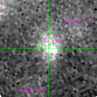 Var_B in filter V on MJD  59849.160